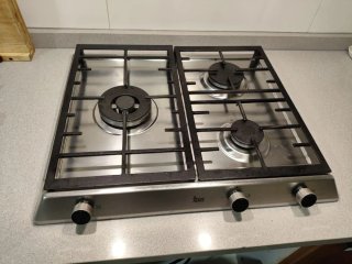 Placa de cocina Teka de 3 fuegos