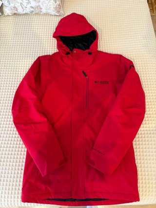 Chaqueta de esquí Columbia Titanium roja Talla S