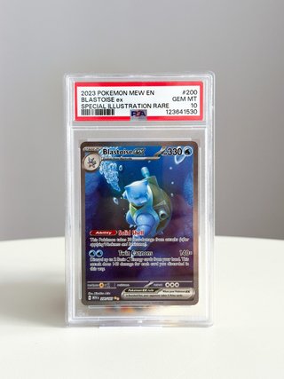 Carta Pokémon Blastoise ex PSA 10