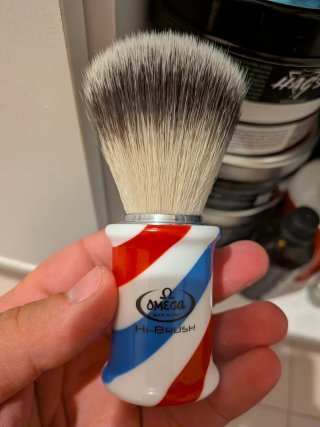 Pennello da barba Omega Hi-Brush
