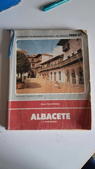 Guía Telefónica Albacete y Provincia 1980-1981
