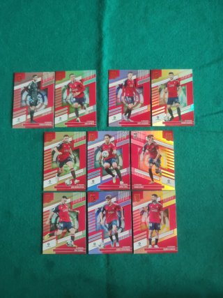 Lote 9 Cromos Donruss Osasuna