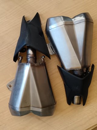 Escapes modificados para Kawasaki Z1000/SX