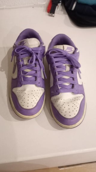 Zapatillas Nike Dunk Low Moradas y Blancas