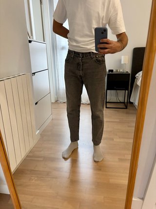 Vaqueros Levi's 501 '93 Straight Gris