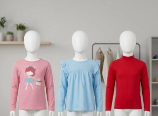 Lote 3 Camisas para Niña Talla 4 Años