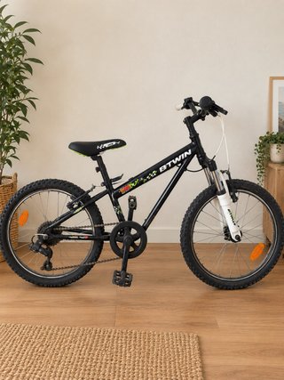 Bicicleta Infantil Btwin Negra