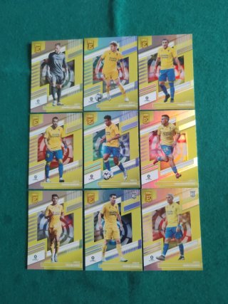 Set de 9 Cromos Donruss Cádiz CF