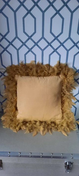 Cojín plumas zara home