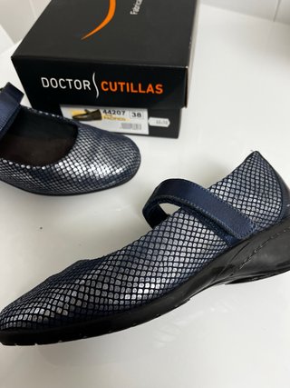Bailarinas Dr. Cutillas Azul Talla 38