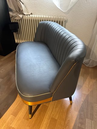 Sofá de espera gris