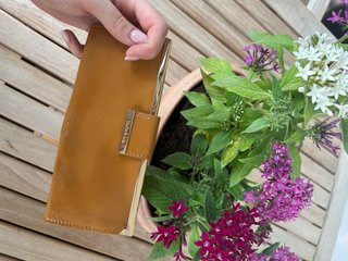 Cartera Bimba y Lola de Cuero Marrón