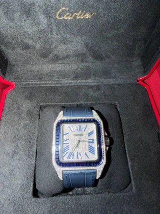 Exclusivo Cartier Santos 100 Personalizado