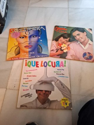 Lote de 3 Vinilos Musicales