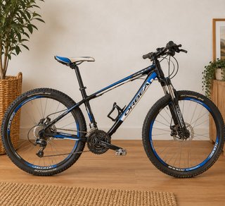 Bicicleta de Montaña Orbea Negra y Azul