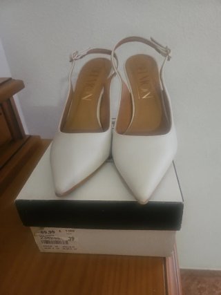 Zapatos de tacón Belmon blancos Talla 39