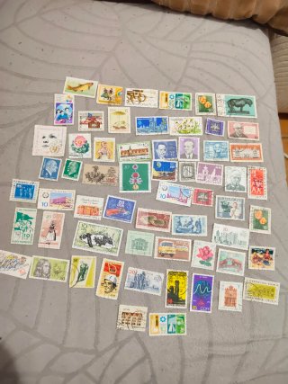 Lote de 60 sellos de la DDR