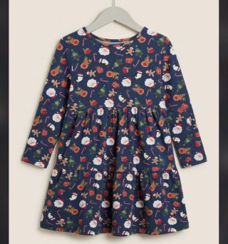 Vestido Navidad Infantil 3-4 años