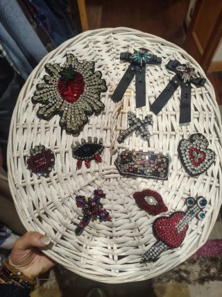 Set de 11 Broches Joya para Ropa