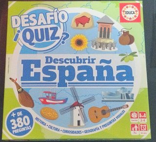 Juego de Mesa Desafío Quiz: Descubrir España