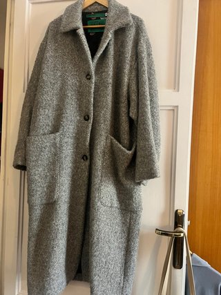 Abrigo Bimba y Lola Gris Talla XS oversize