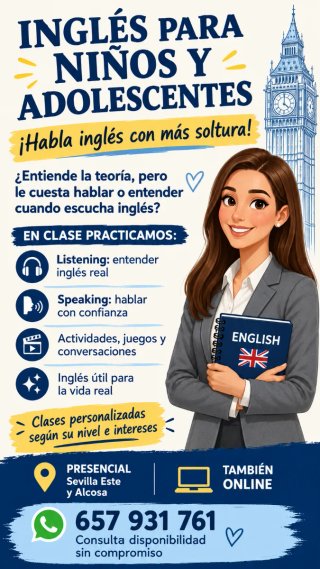 Clases prácticas de inglés para Primaria y ESO