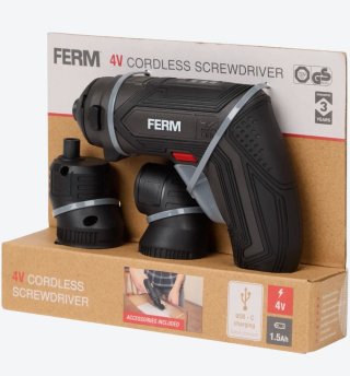 Destornillador Inalámbrico FERM 4V