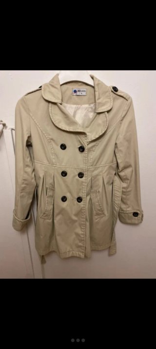 Gabardina Beige Entallada Naclazz