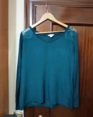 Camiseta Springfield Verde Azulado Talla M