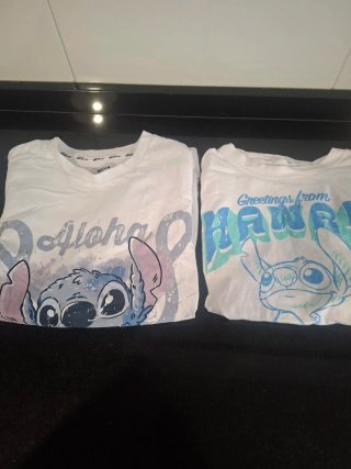 Lote Camisetas de Stitch Talla S