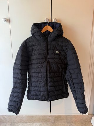 Chaquetón Acolchado Lacoste Negro
