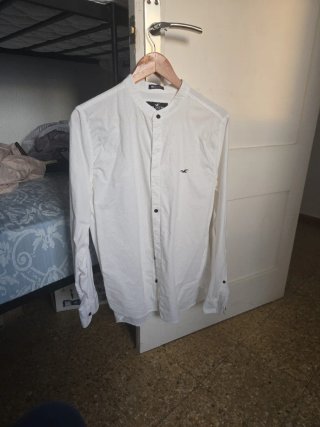 Camisa Blanca Hollister Talla M