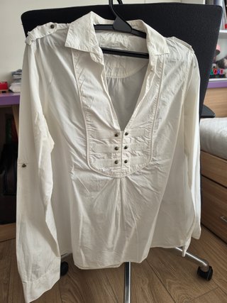 Camisa Blanca Massimo Dutti