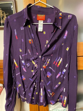 Camisa KENZO Morada Estampada