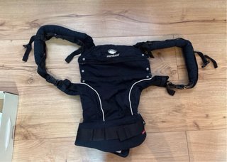 Mochila Portabebés Manduca Pure Cotton Negra