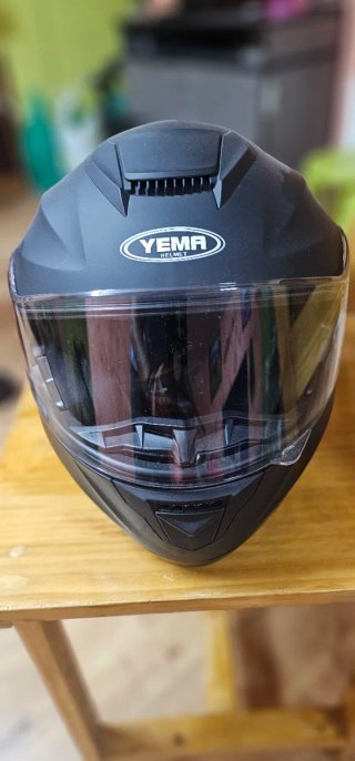 Casco de Moto Modular Yema Negro Mate