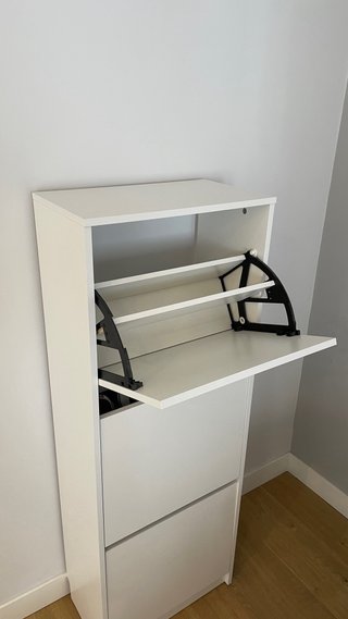 Zapatero de 3 pisos blanco