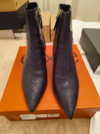 Botines EXE Azul Cocodrilo Talla 39. Impecables.