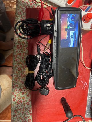 Espejo Retrovisor con Cámara Trasera y Pantalla