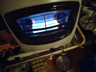Estufa de Gas DeLonghi Llama Azul