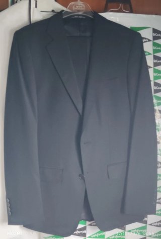Traje de chaqueta Zara negro