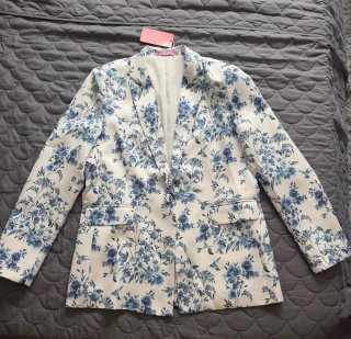 Chaqueta blazer alma en pena Estampado Floral