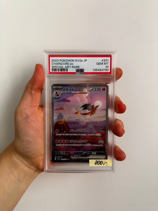 Carta Pokémon Charizard ex PSA 10