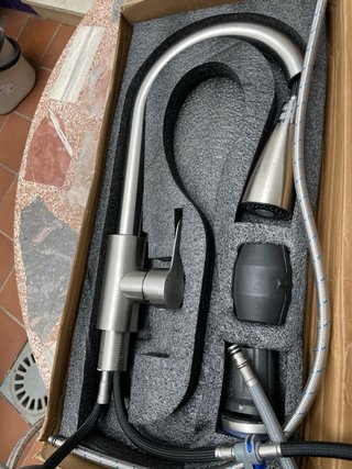 Grifo de Cocina Extraíble de Acero