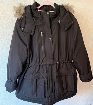 Abrigo Parka negra