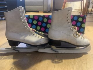 Patines de Hielo blanco Talla 37
