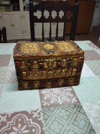 Caja Relicario Alabastrita Fritz Kochendorfer