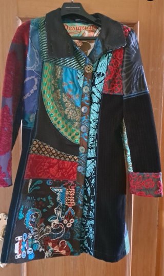 Abrigo Desigual Multicolor Talla 38