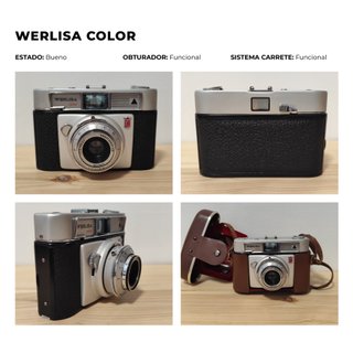 Cámara Vintage de carrete Werlisa Color