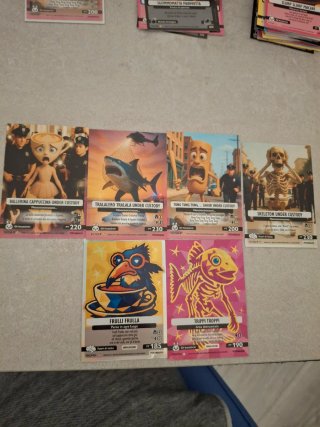 Set 6 Carte Promo Brainrot